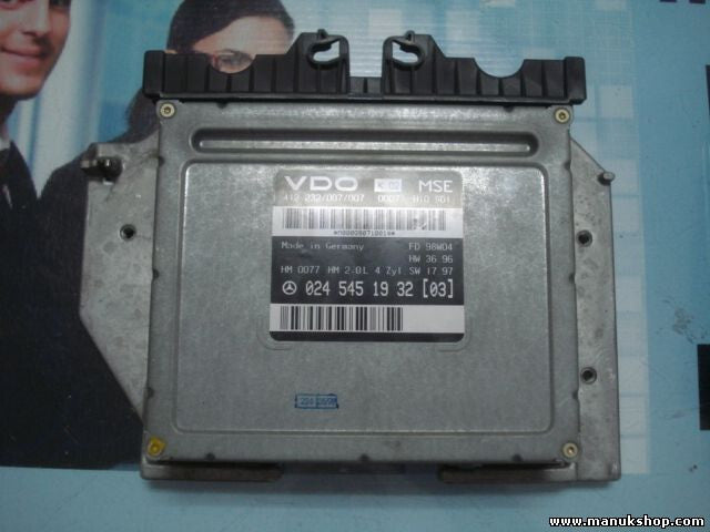 Motorsteuergerät Mercedes-Benz W124 0245451932 (03) K02 MSE VDO 412232007007