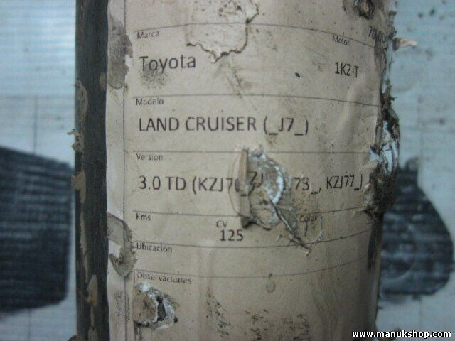 Kardan vorne Toyota Land Cruiser J7 J70 3.0 TD KZJ70 KZJ73 KZJ77 .