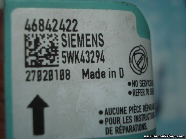 Airbagsensor Airbagsteuergerät Alfa Romeo 147 46842422 SIEMENS 27020108 5WK43294