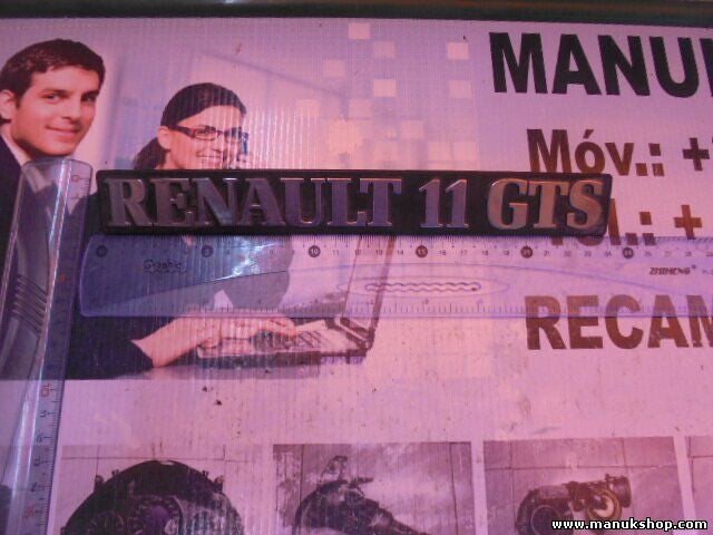 Emblem Logo RENAULT 11 GTS