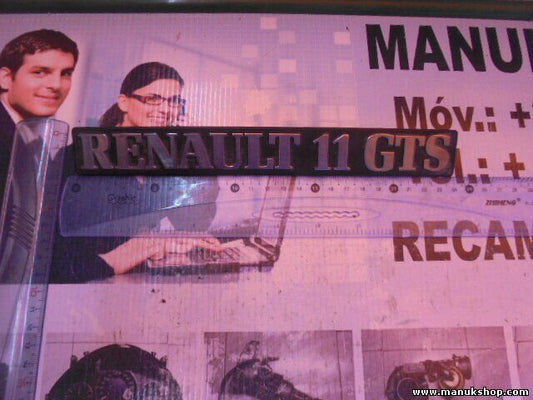 Emblem Logo RENAULT 11 GTS