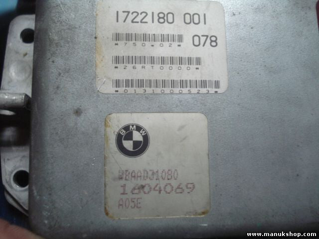 Motorsteuergerät BMW E30 1604069 WBAAD31080 1722180 001 02612001 0261200163