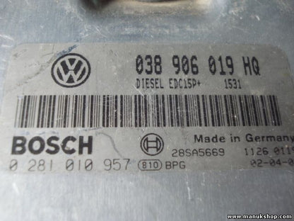 Motorsteuergerät VW Volkswagen Seat 038 906 019 HQ 038906019HQ 0281010957
