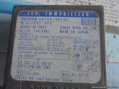 Steuergerät Wegfahrsperre Alarmmodul Toyota Land Cruiser 8978060160 627862000