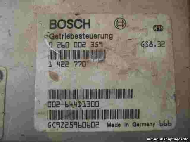Getriebesteuergerät BMW 5er E39 525 1422788 1422770 BOSCH 0260002359