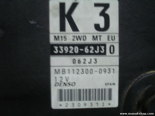 Motorsteuergerät Suzuki Swift 1.5 3392062J3 3392062J30 DENSO MB1123000931