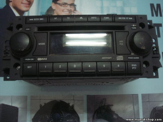 Radio CD Jeep Compass (2007–2010) 12V 34W565 DY-7007WK P05091509AG