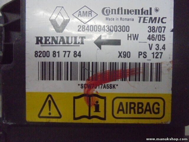 Airbagsensor Airbagsteuergerät Renault Logan 2005-2014 8200817784 2840094300300