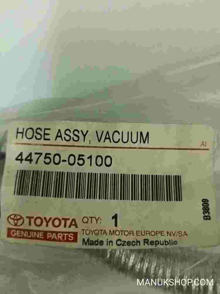 Hose Assy Vacuum  Toyota 4475005100 44750-05100