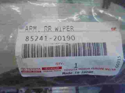 Arm RR Wiper  Toyota Avensis 2 T250 T25 8524120190 85241-20190