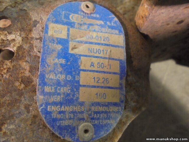 Anhängerkupplung 00-0120 NU017 A 50-1