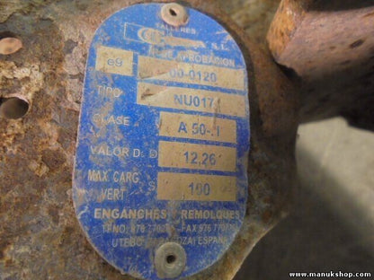 Anhängerkupplung 00-0120 NU017 A 50-1