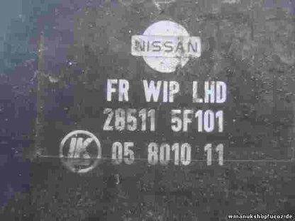 Steuergerät Scheibenwischermotor Nissan Micra K11 285115F101 05801011