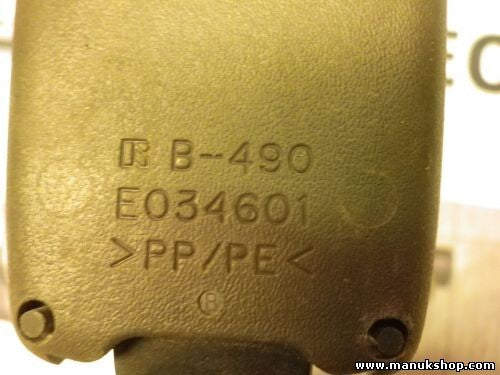 Gurtschloss Gurtschnapper hinten mittel Suzuki Vitara SX4 E034601 R B-490 PP/PE