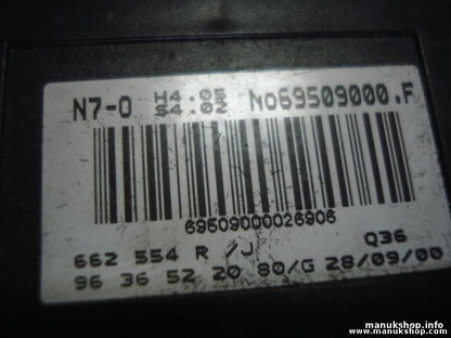 Steuergerät Klima Citroen Xsara 9636522080 662554R/J 69509000F