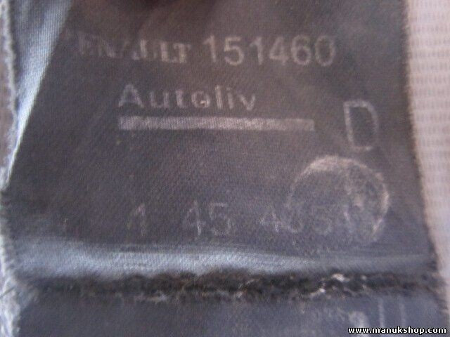 Sicherheitsgurt Gurt Renault Scénic I JA 151460