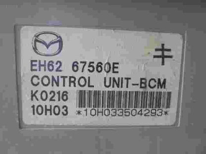 Karosseriesteuergerät Mazda CX-7 EH6267560E EH62 67560E EH62-67560E K021610H03