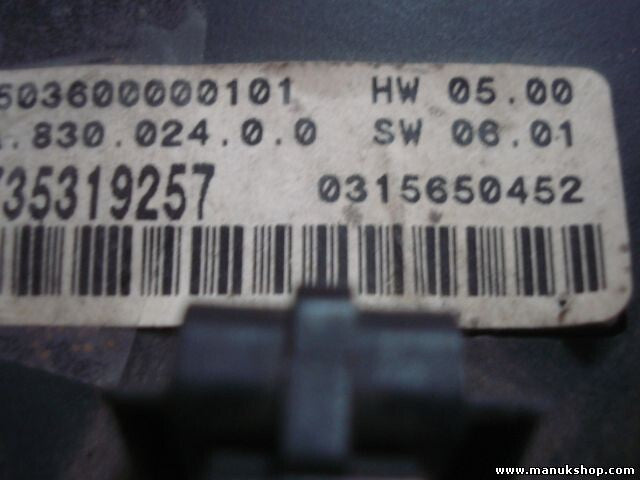 Klimabedienteil Fiat Stilo 192 2001-2008 503600000101 735319257