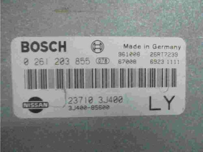Motorsteuergerät Nissan Primera 237103J400 3J40085600 BOSCH 0261203855
