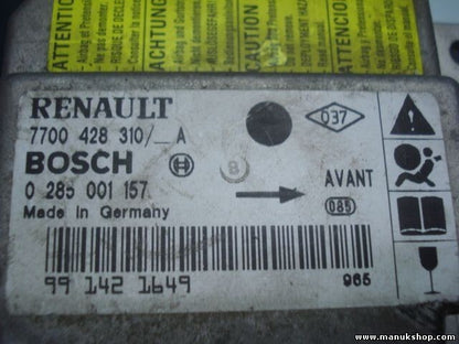 Airbagsensor Airbagsteuergerät Renault Clio II 1.6 1998-2005 7700428310A