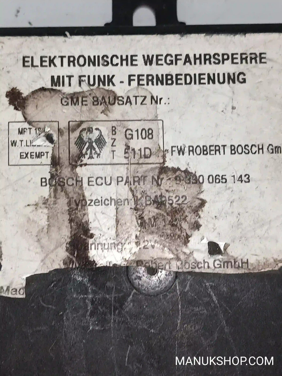 Steuergerät Wegfahrsperre Alarmmodul Opel Vectra BOSCH 9330065143  9 330 065 143