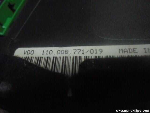 Kombiinstrument Tacho Seat Toledo 1M0919880S 110008771019 110.008/771/019