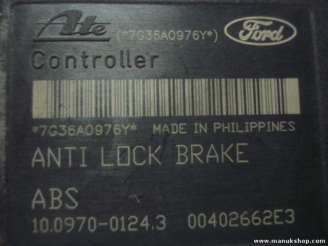 ABS Steuergerät Ford Focus II 7G36A0976Y 00402662E3 ATE 10097001243