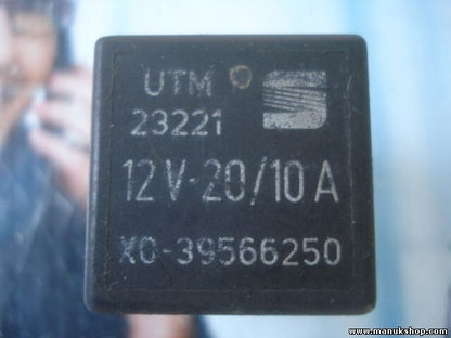 Relais SEAT UTM 23221 X0-39566250 XO-39566250 12V-20/10A