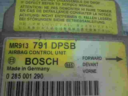 Airbagsensor Airbagsteuergerät Carisma MR913791 MR913 791 DPSB 0285001290