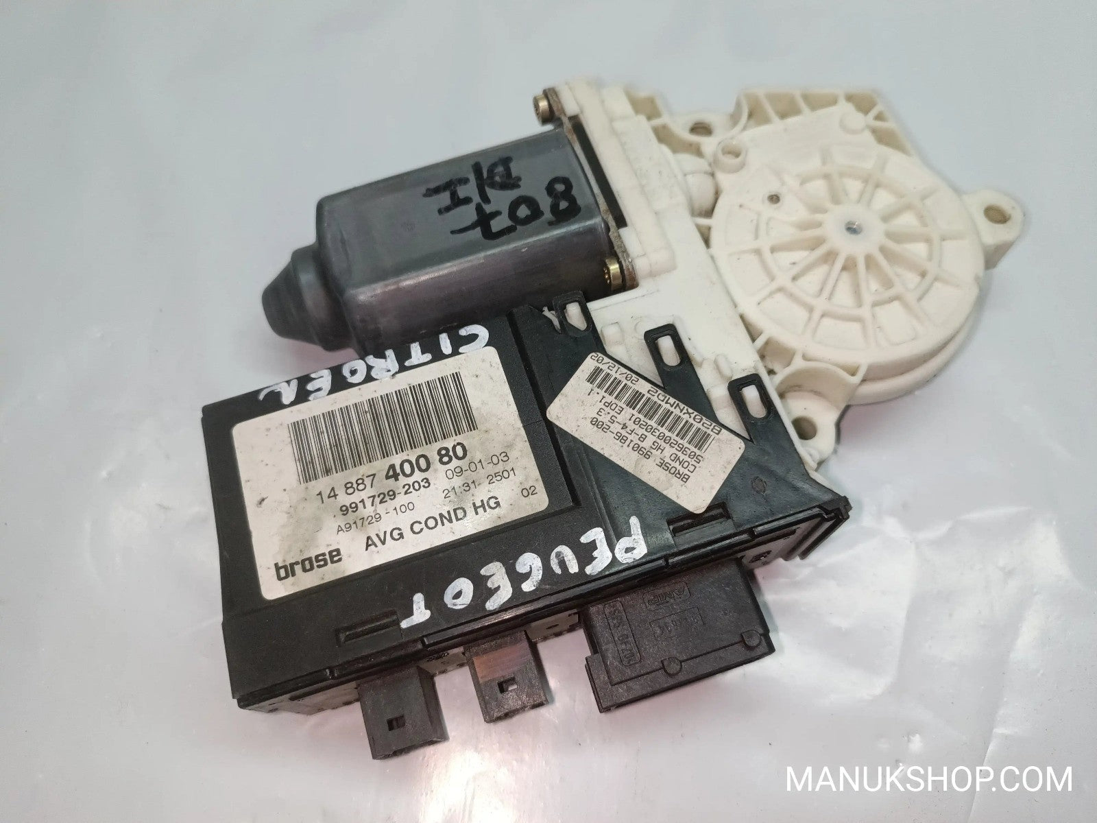 Fensterheber motor Vorne Links Citroen C8 1488740080 991729203 503620030201