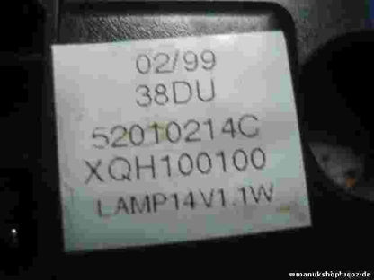 Uhr Digitaluhr Land Rover Freelander 52010214C XQH100100 LAMP14V1.1W
