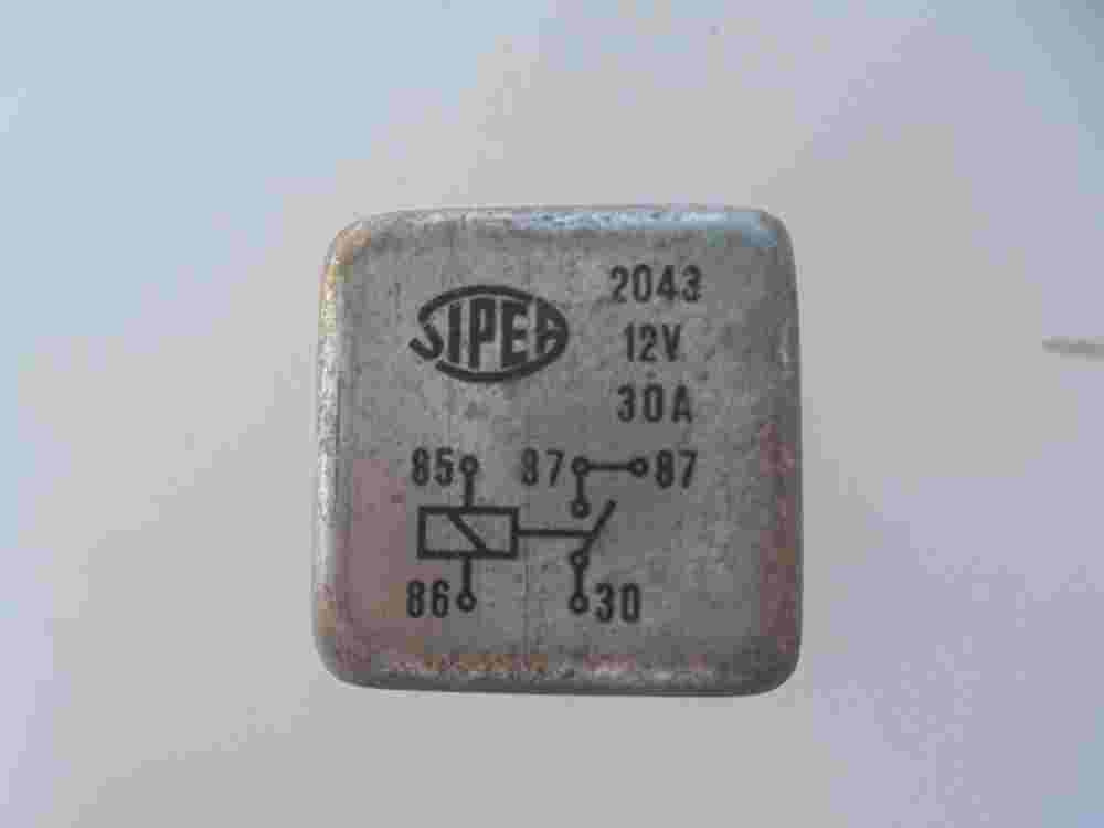 Relais Iveco 2043 SIPEA 12V 30A