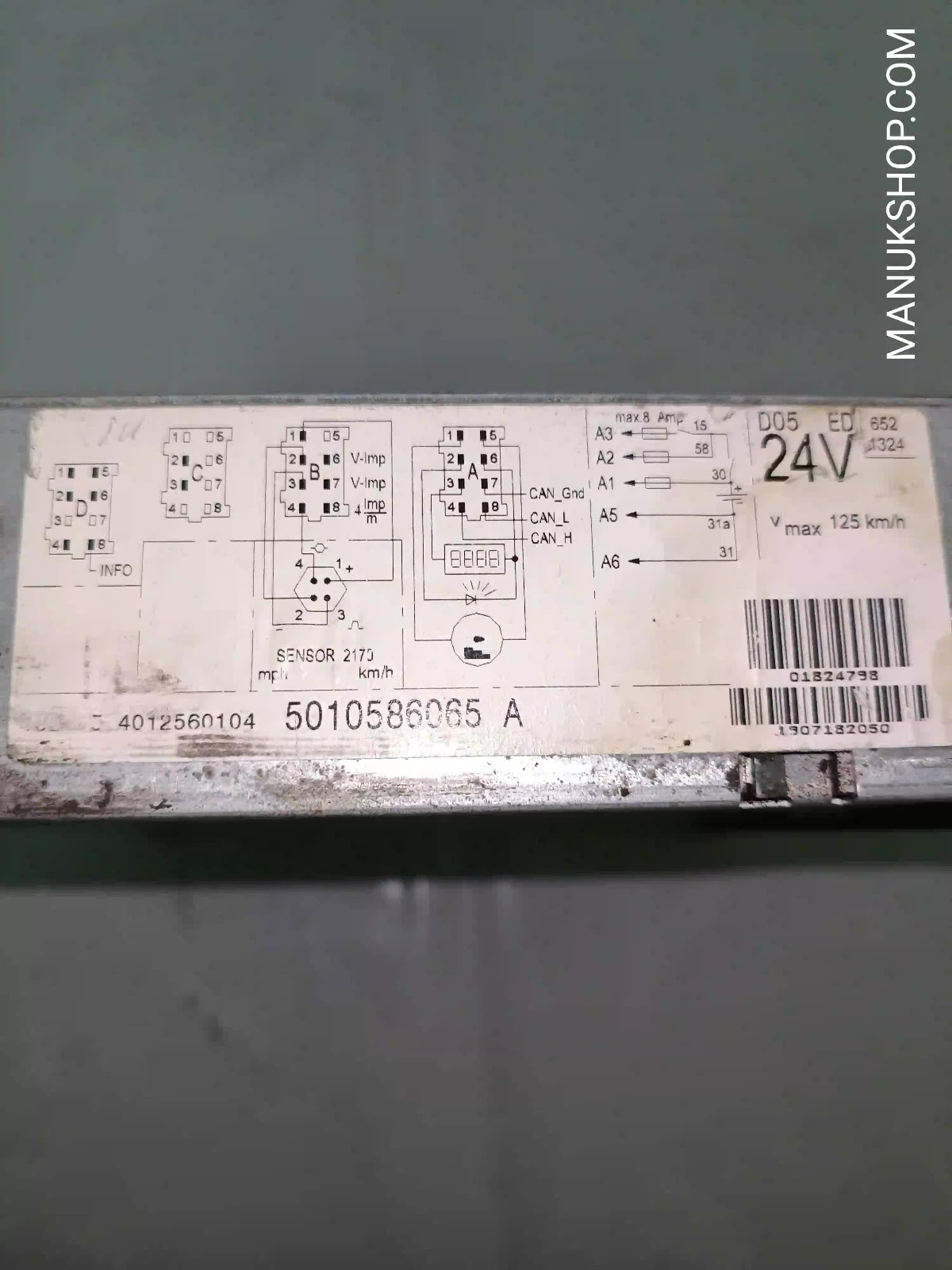 Diagrammscheiben DAF 45 .120 LF45.180 1324-514012560104 5010586065A 5010586065 A