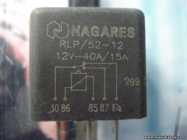 Relais Peugeot Renault NAGARES RLP/52-12 RLP5212 12V-40A/15A