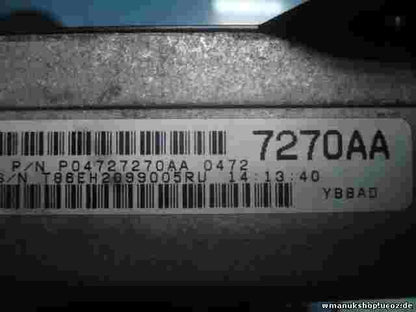 Motorsteuergerät Chrysler Voyager 2.4 P04727270AA 7270AA 04727270AA 04727270 YBB
