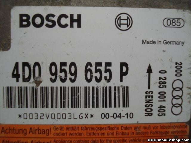 Airbagsensor Airbagsteuergerät Audi A6 S6 RS6 4B V8 4D0959655P 4D0 959 655 P